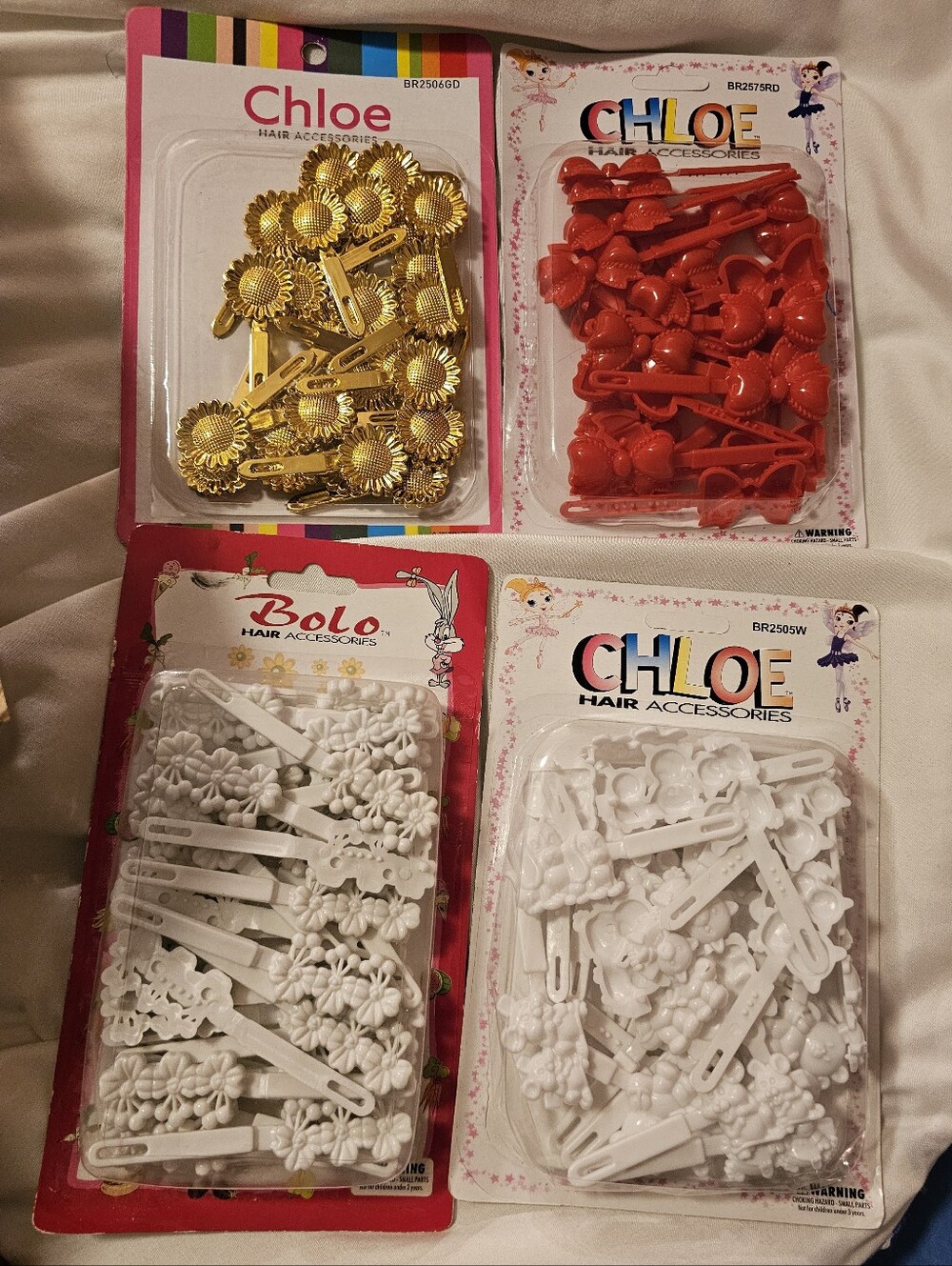 4 Packs Of Hair Barrettes